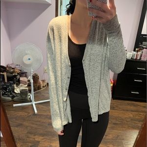 Grey cardigan